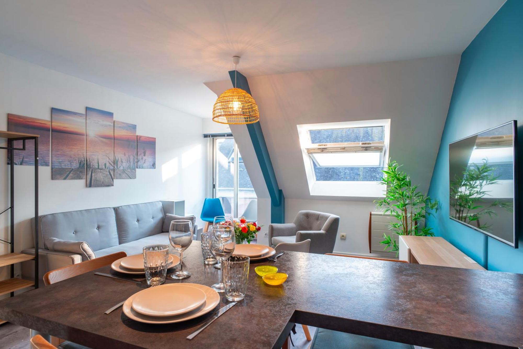 Le Saint-Patern - T3 Centre-Ville Et Garage Securise 瓦讷 外观 照片